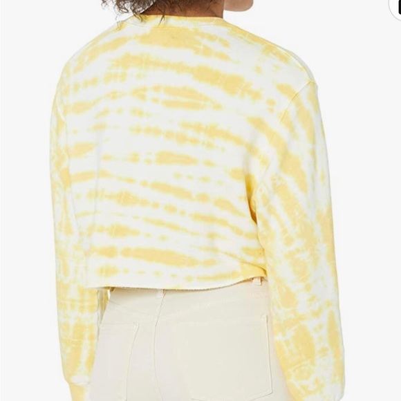 Monrow Tie Dye crop sweatshirts size Medium New! - Picture 3 of 9